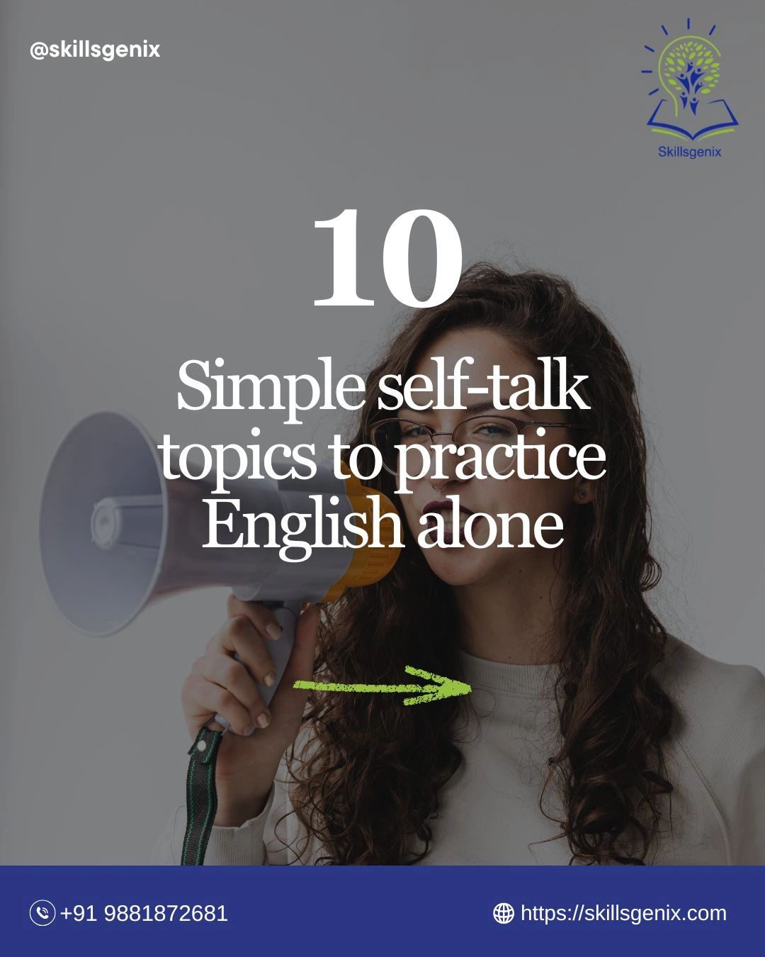 10 Simple Self-talk topics to practice English alone