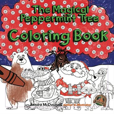 The Magical Peppermint Tree Coloring Book
Bruno the Bear, Ronnie the Flamingo, Macaroon the French Raccoon, and Boudreaux the Gator bundle up in cozy scarves and hats as they step onto a snowy trail, footprints trailing behind them. The air sparkles with anticipation and laughter in this coloring book of scenes from The Magical Peppermint Tree book.
