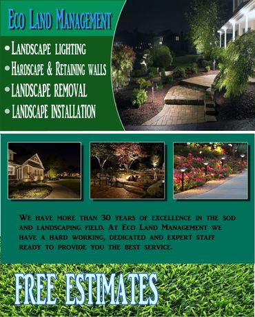 Landscape lighting and security lighting 