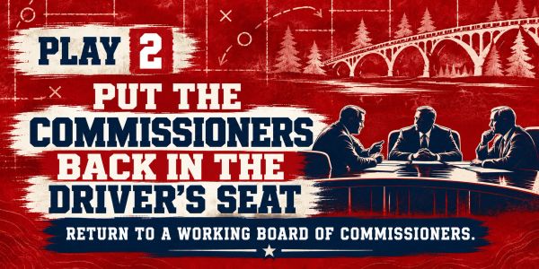 Play 2: Put the commissioners back in the driver's seat.