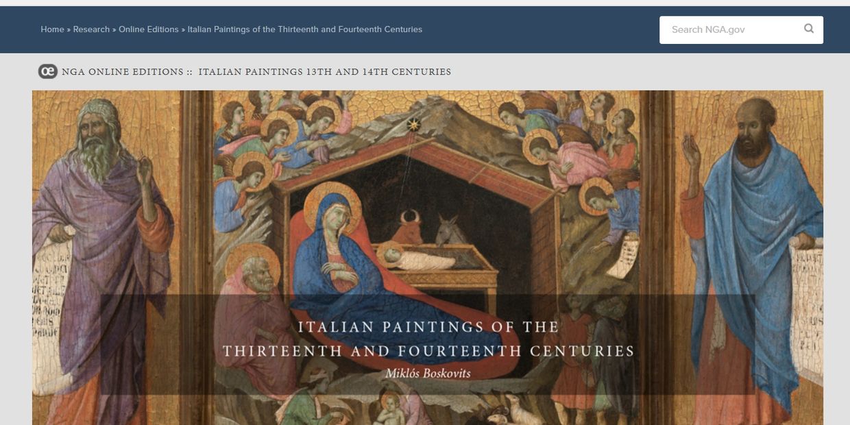 National Gallery of Art  Trecento Italian Paintings of the Thirteenth adn Fourteenth Centuries Ducci