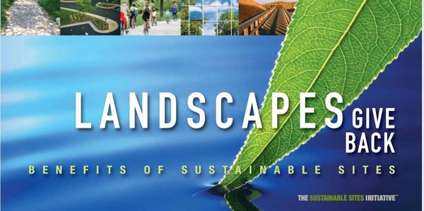 SITES Sustainable Sites Initiative brochure collateral writing