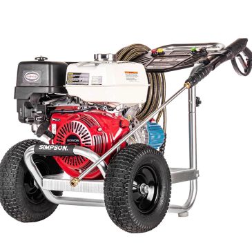 Simpson Aluminum Cold Water Professional Gas Pressure Washer — 4200 PSI, 4.0 GPM, Honda GX390 Engine