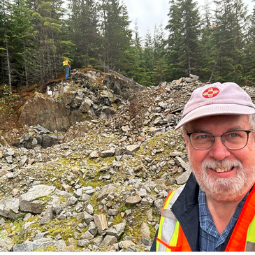 Mapping and sampling a quarry property in northern BC