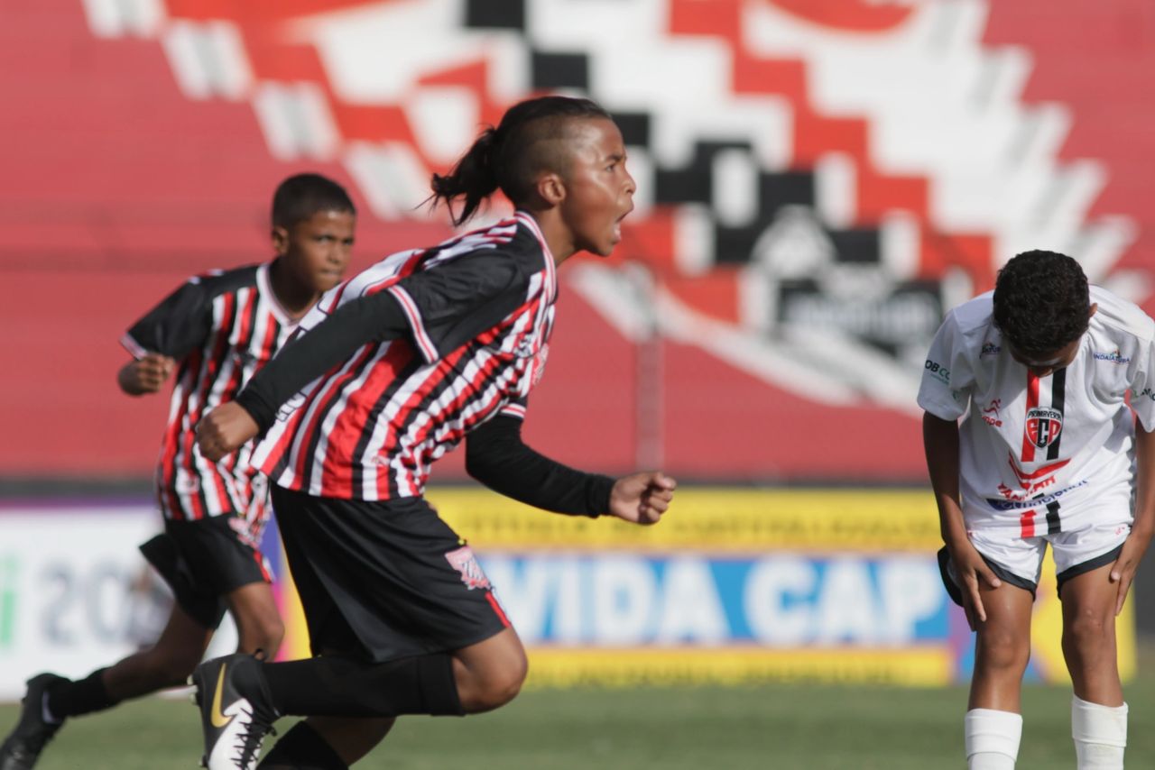 Cristian Messi marcou o primeiro gol com a camisa do Galo. Foto: Gustavo Amorim/Paulista FC