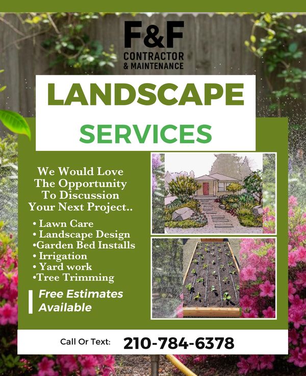 Free Estimates Available
📞 Call or Text: (210) 784-6378