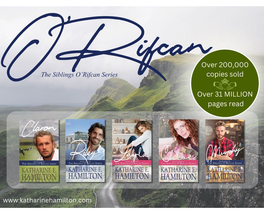 Book series The Siblings O'Rifcan by Katharine E. Hamilton with over 200,000 copies sold.
