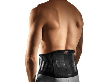  McDavid 4 Way Elastic Back Support with Pad, Black, Large :  Health & Household