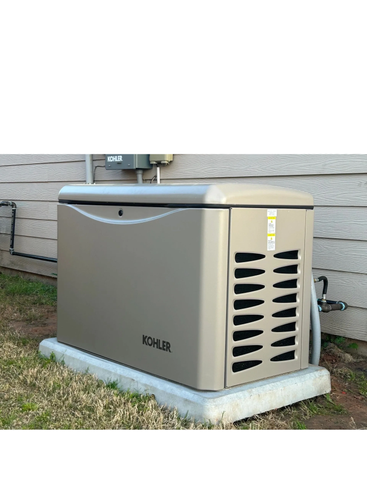 Kohler standby generator pictured on Powerhouse's website