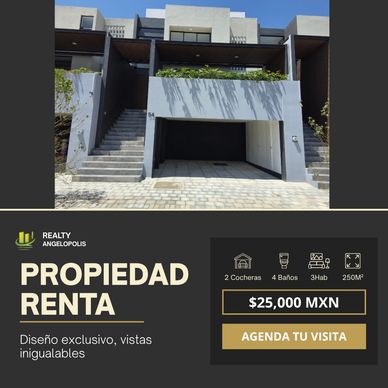 Casa en renta Lomas de Angelopolis nueva Residencial Alcumbre
