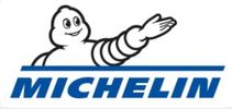 Michelin logo with its iconic Bibendum mascot and bold blue text.