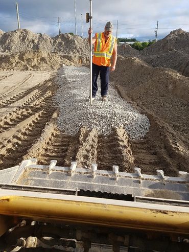 Gravel in leaching field