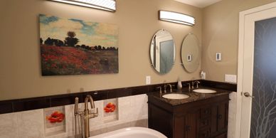 Bathroom design in Eugene, Oregon.