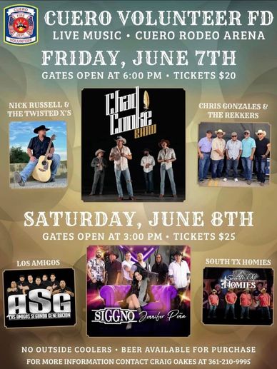 Firefest 2024 featuring Chad Cooke Band, Siggno, Nick Russel & The Twisted Xs, Los Amigos ASG, Chris
