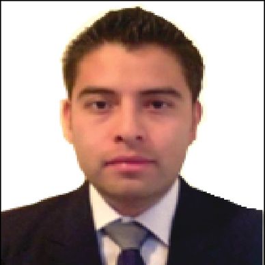 Hombre con traje y corbata.