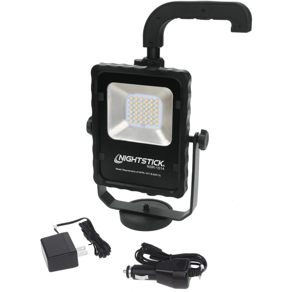Nightstick NSR-1514 Rechargeable LED Scene Light with Magnetic Base