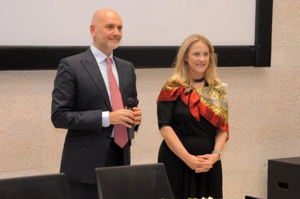 Ricardo Karam during a talk orginazed by The Lebanese Association and The Lebanese Embassy In Amman 