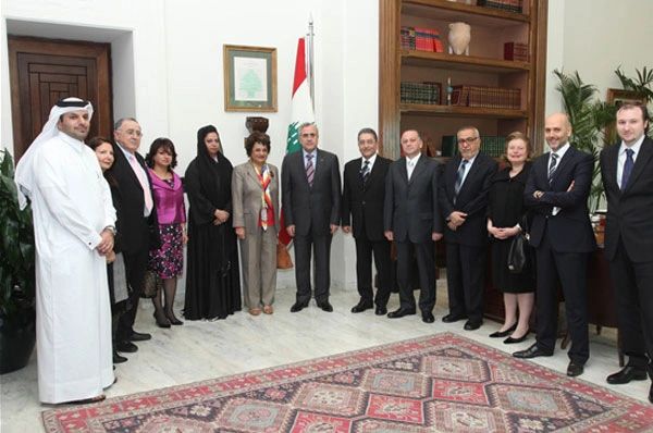 TAKREEM Selection Board visiting HE President Michel Suleiman, Beirut (2010)