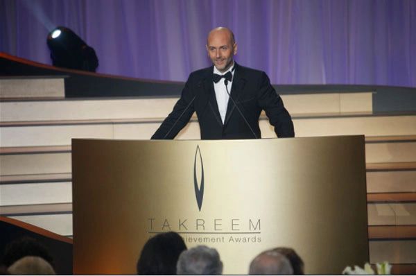 Ricardo Karam during TAKREEM Awards ceremony, Beirut (2010)