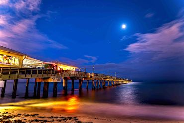 Moonlit Pier