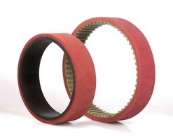 Linatex rubber backed pulldown Vacuum belts 