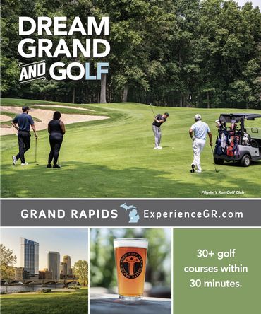 golfers Experience Grand Rapids ad