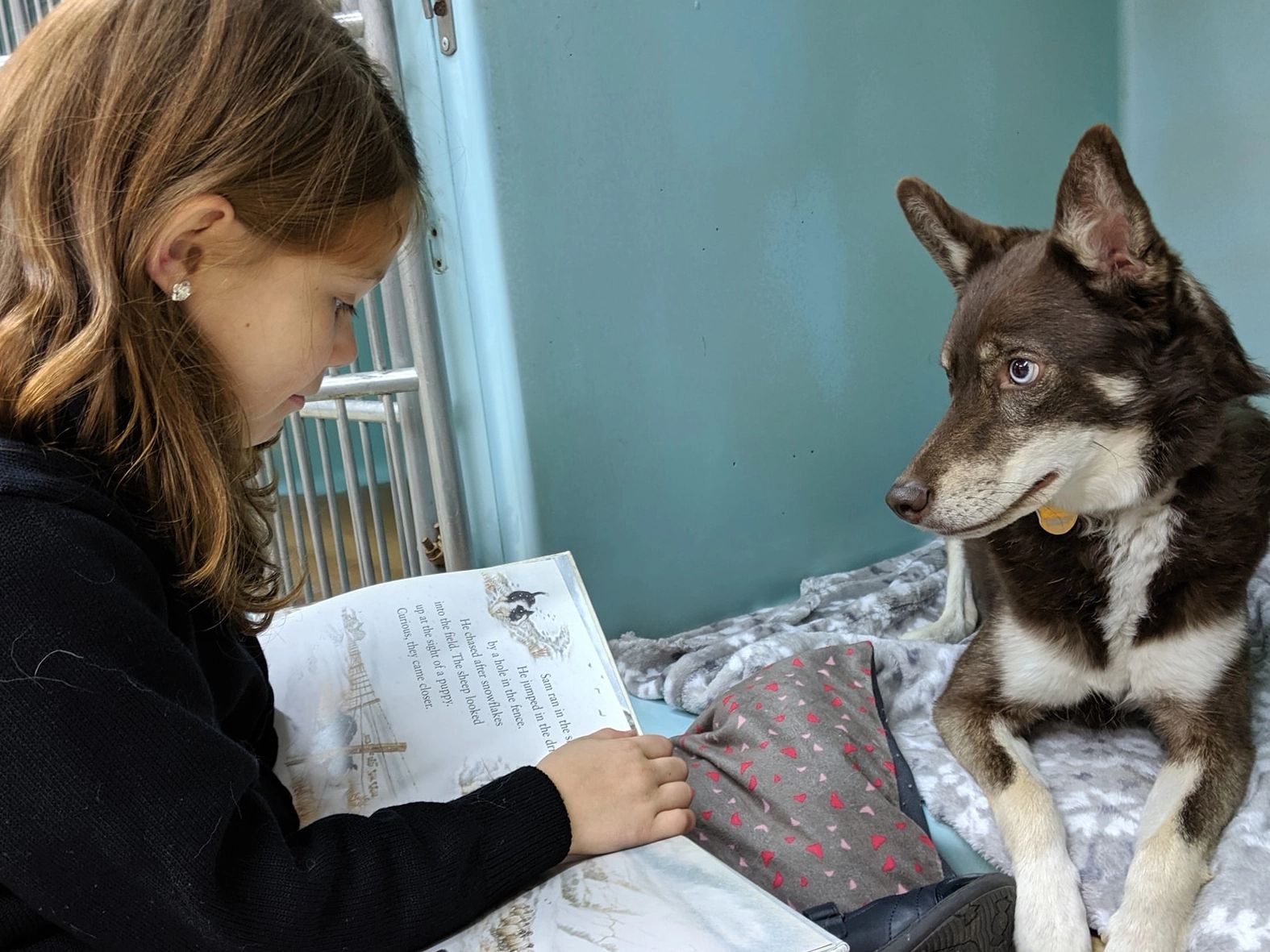 Guest at Bellawood often enjoy storytime before being tucked in at night.