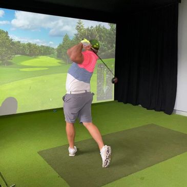 Trackman Indoor Sim Room located at Golfland, Kew Country Club