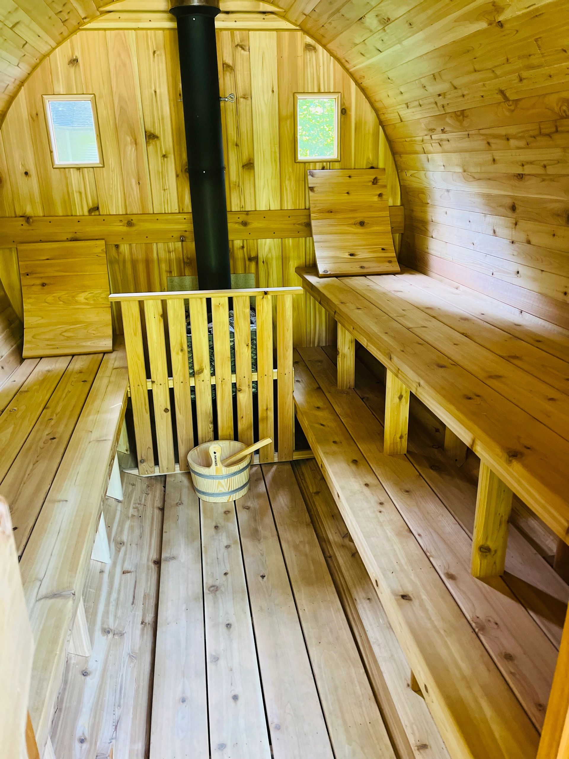 Begin Adventures Barrel Sauna Rentals