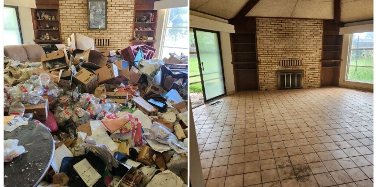 Tenant turnover, content removal, clutter reduction, and hoarder house cleanup services in Tulsa