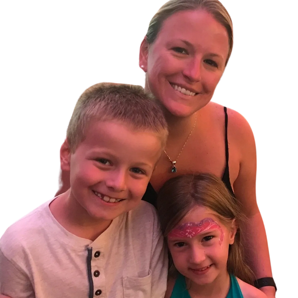 woman and boy and girl kid