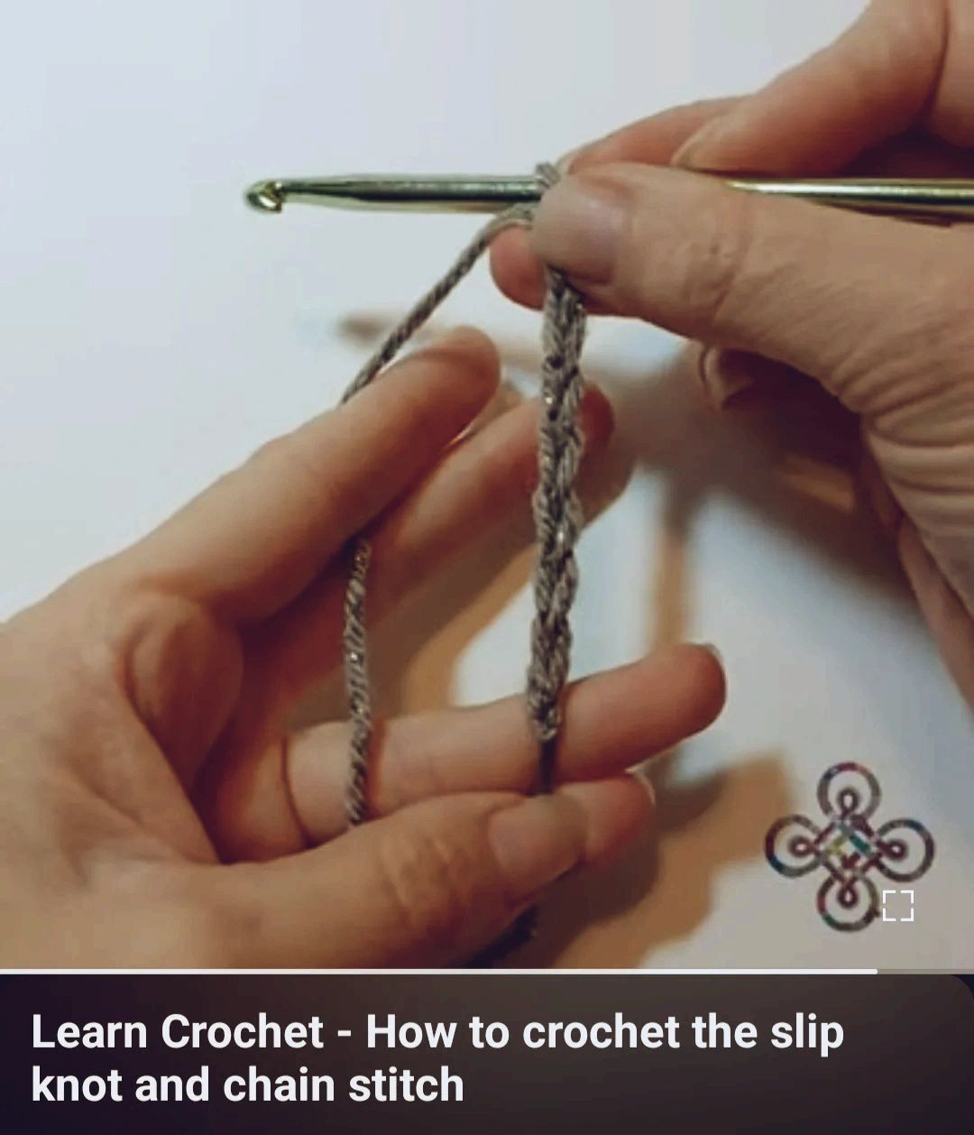 How to Crochet the Slip Knot and Chain
