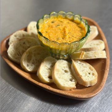 Spicy Fiesta Feta Cheese Dip Appetizer, Delicious snack, great bar food, great with a cocktail