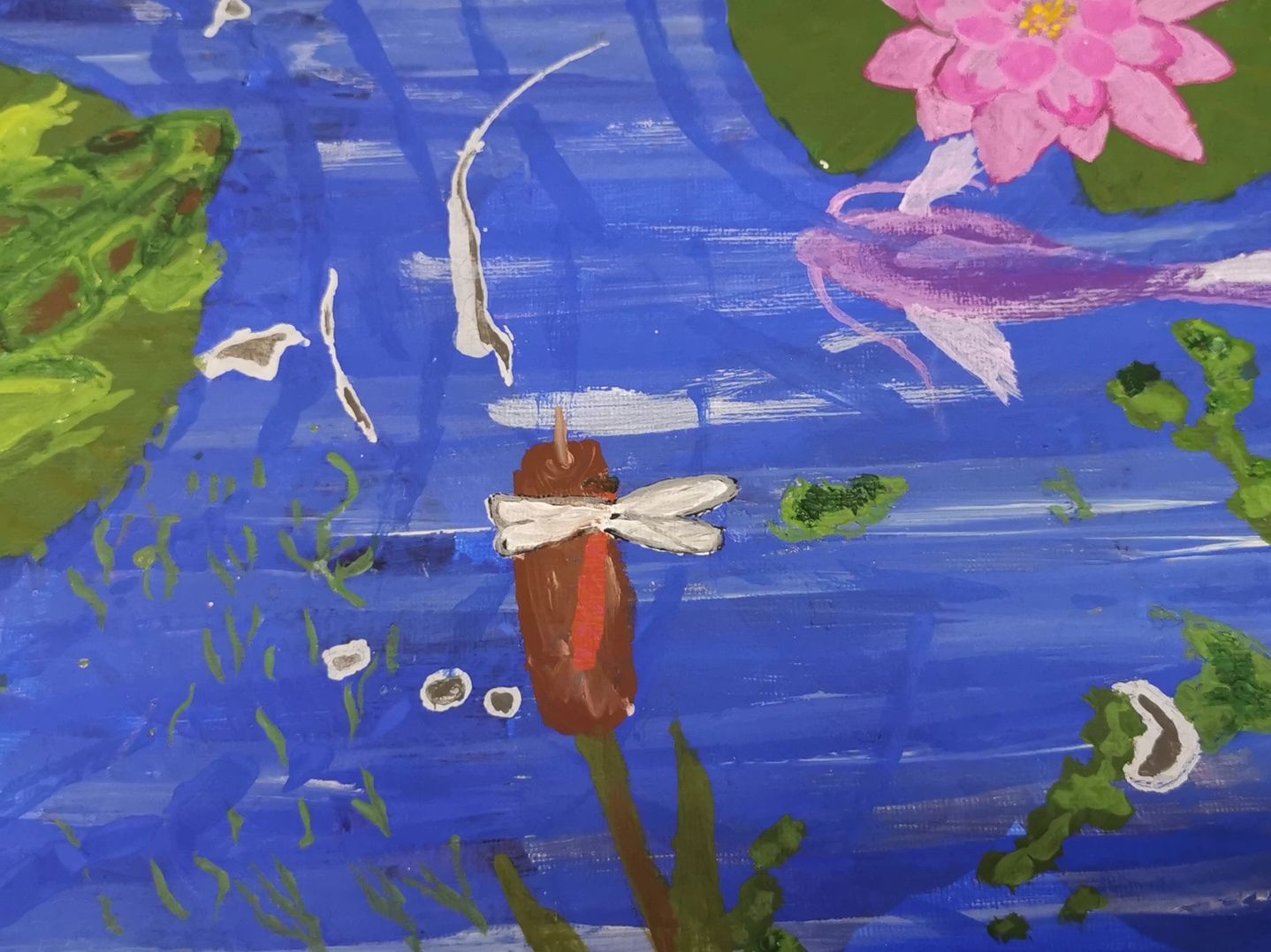 When the lotus is spotted in the swamp have the experience and include everything else