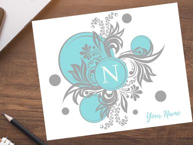 Personalized stationery, stationery, custom greeting card, customized