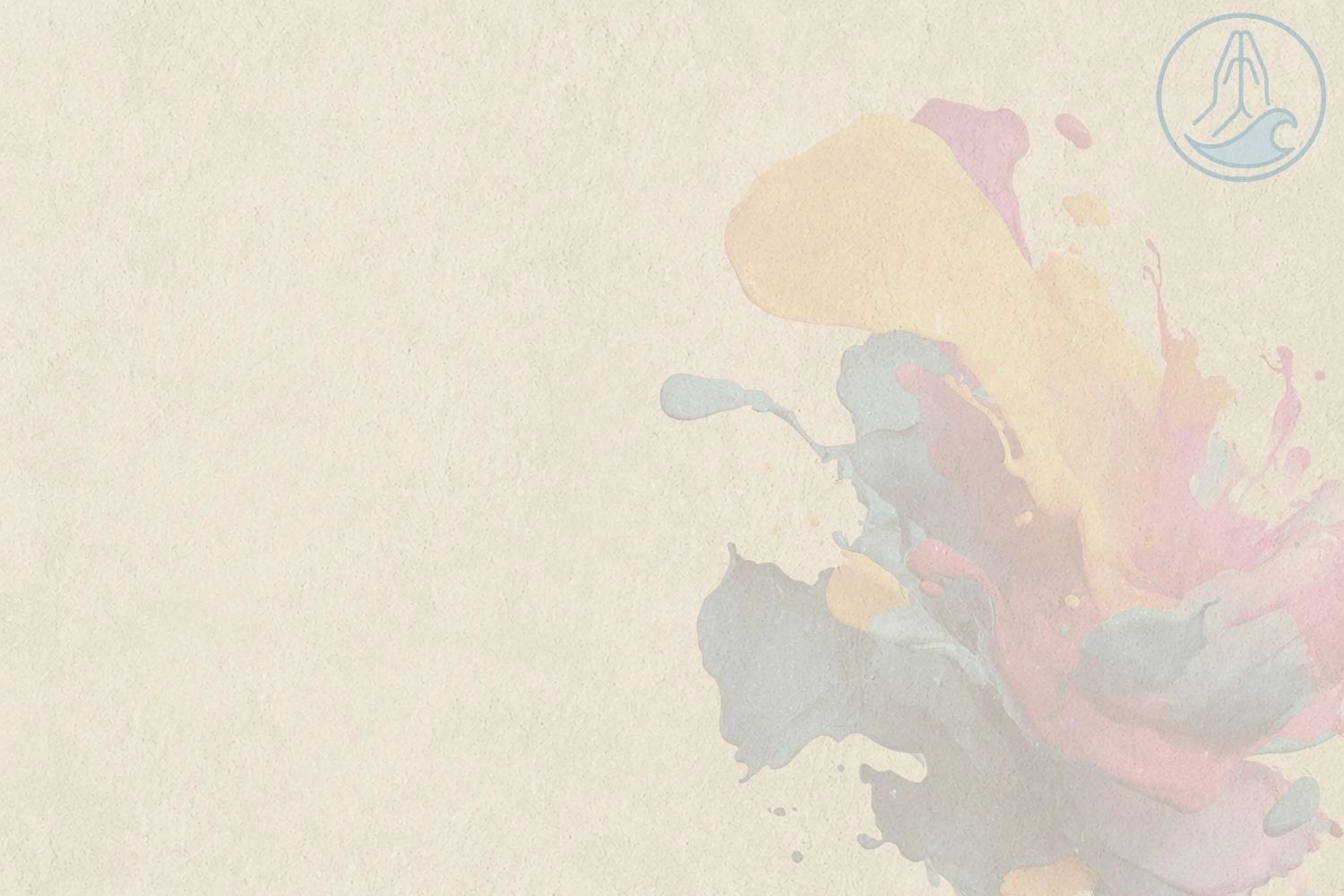 Pastel watercolor artwork with the Thank Your Water logo on a light textured background.