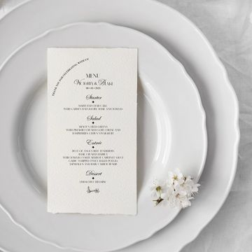 NYC custom event menu design