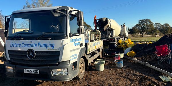 Concrete pump hire across Scotland