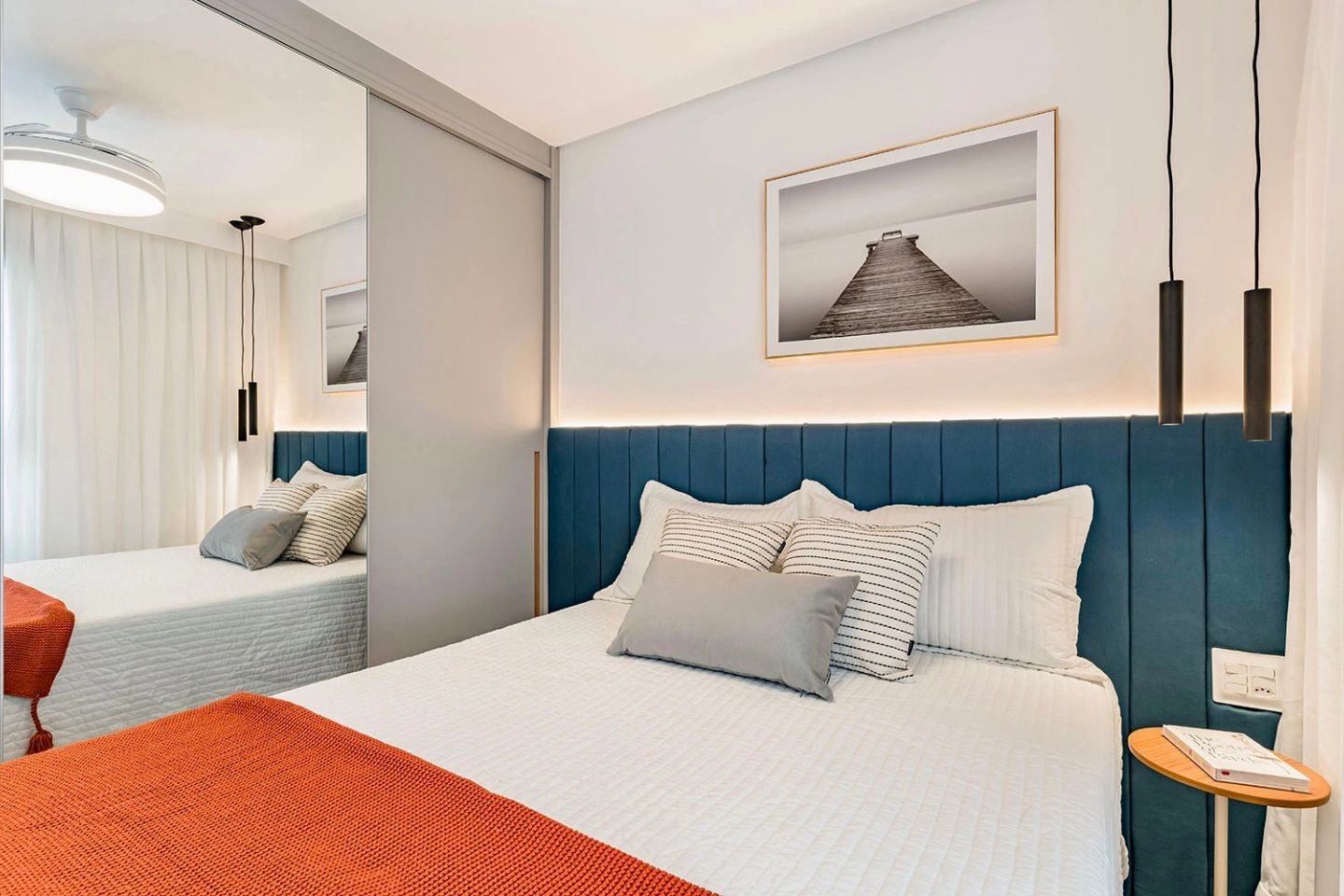 Quarto do apartamento no Boulevard Arouche