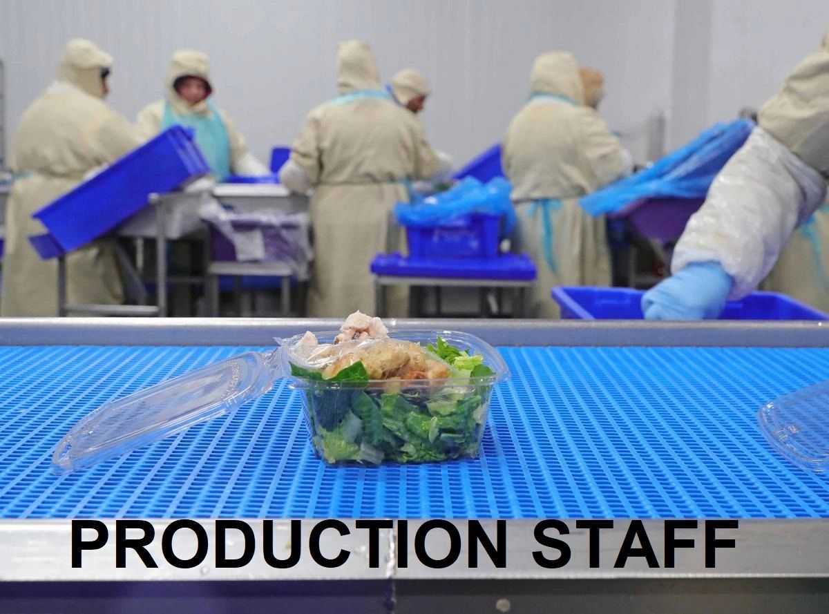 Production Staff positions starting at $15 per hour for 1st shift, $15.50 per hour for 2nd shift