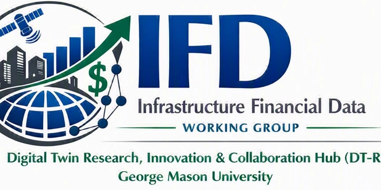Logo of Infrastructure Financial Data working group at George Mason University.