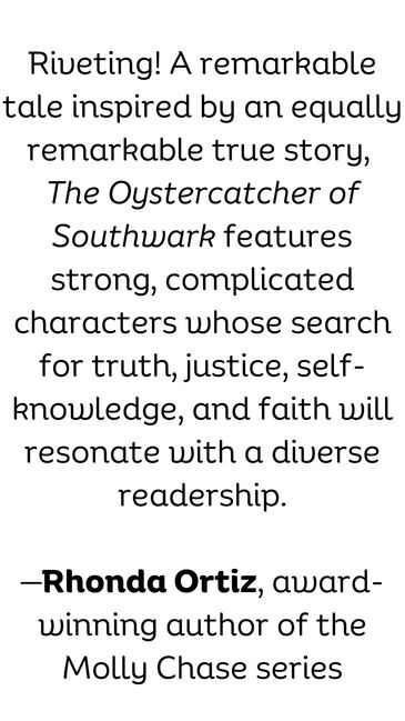 review of 19th Century Historical Fiction The Oystercatcher of Southwark by author Erica Colahan 