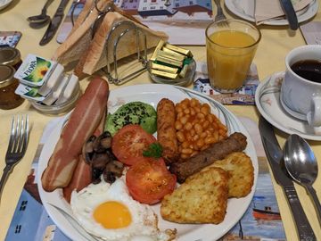 Vegetarian and Vegan Breakfast served