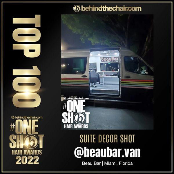 We got nominated for Behind the chair one shot awards. top 100 suite decor shot, We're very excited 