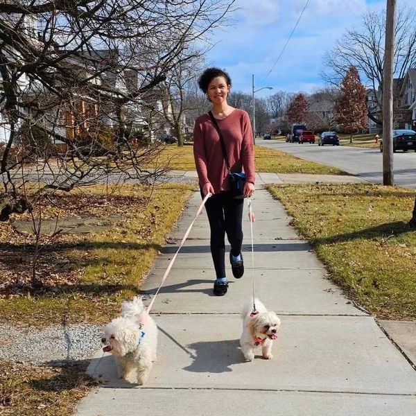 I was walked Casper and Julia during their house sitting appointment