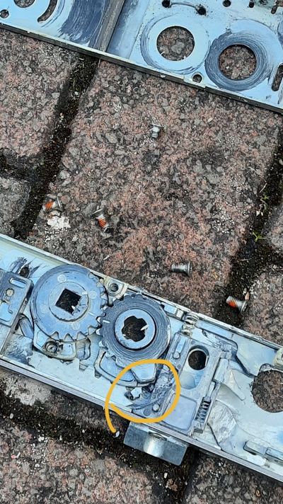 Door Multi Point Lock broken part eprlocksmith a locksmith near me locksmith woking