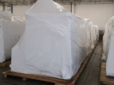 Machine Rigging, Machine crating, Machine movers, logistics, shrink wrap, ISPM-15