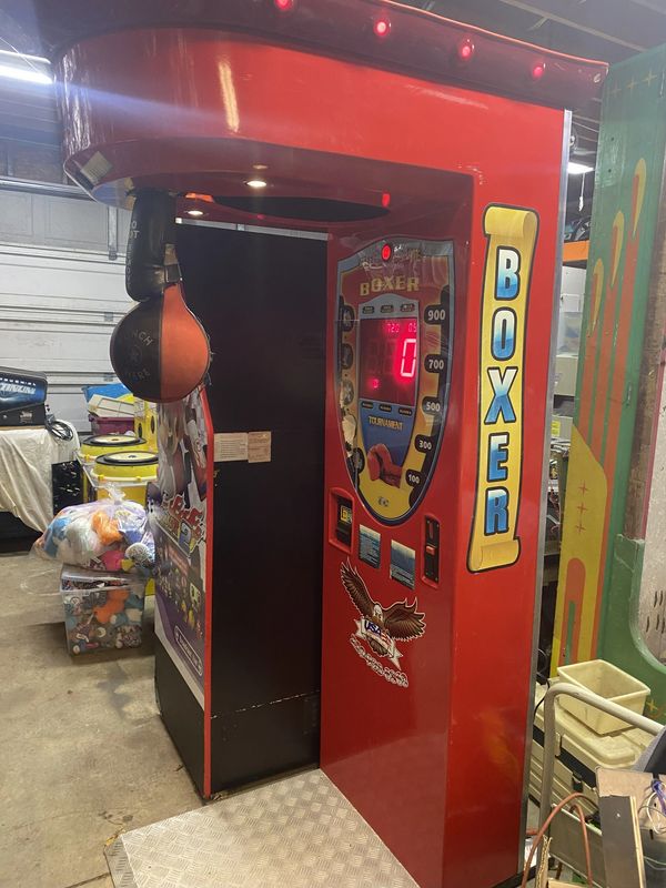 A boxing game for sale for $2,200 in Osceola, Indiana.