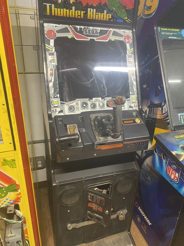 The Thunder Blade Arcade Game on sale for $1,000.
