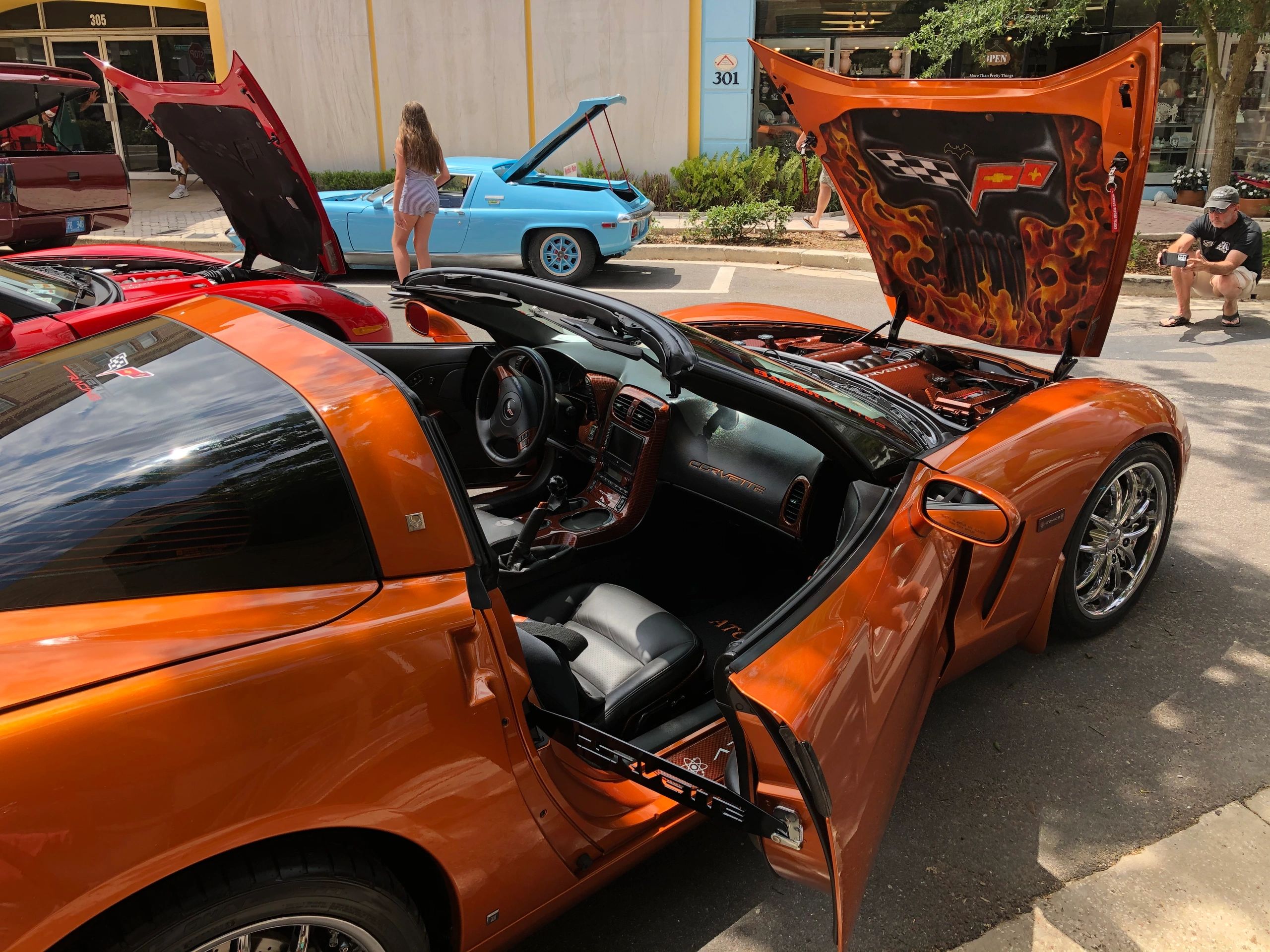 Car show in Cocoa village.